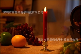 定時蠟燭閃