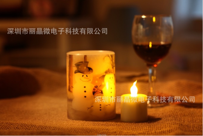 紅外遙控定時電子蠟燭燈