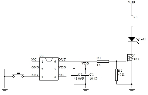 呼吸燈電路
